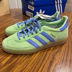 Adidas Spezial Green and Blue Sneakers